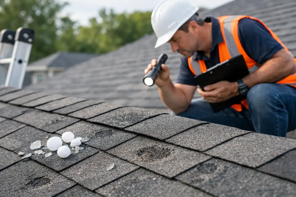 Top Signs of Roof Hail Damage