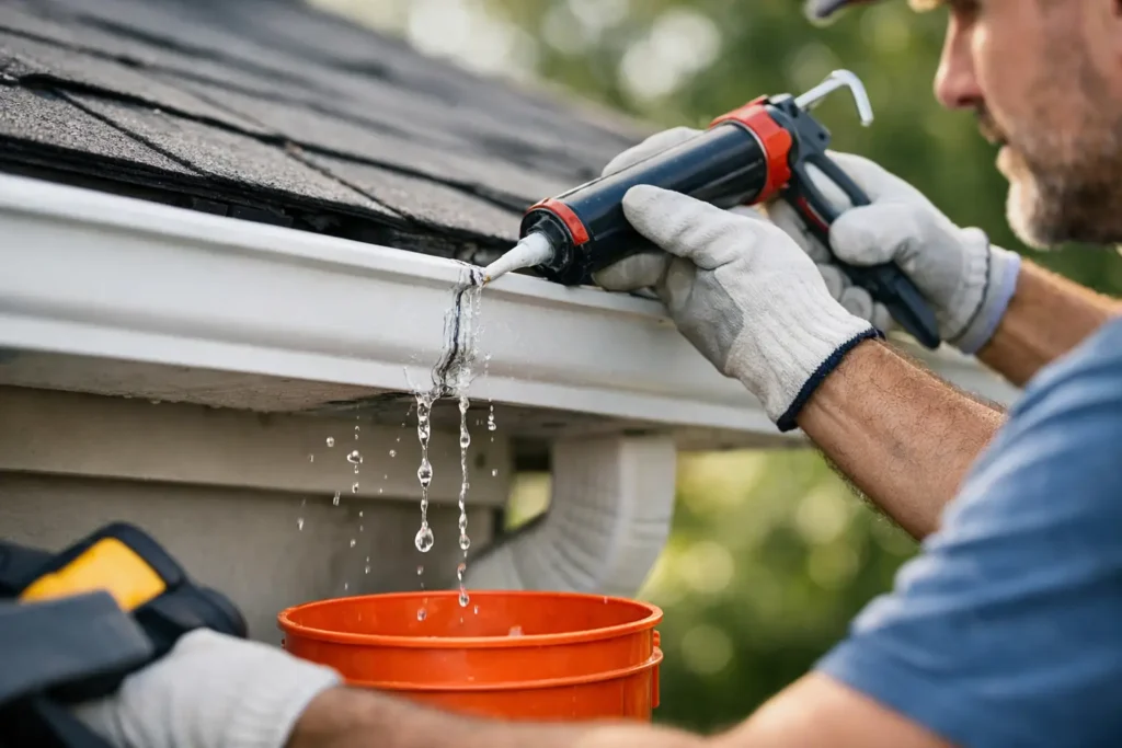 How to Fix Dripping Gutters That Leak