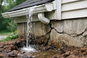 Can Gutters Cause Foundation Problems? Yes.
