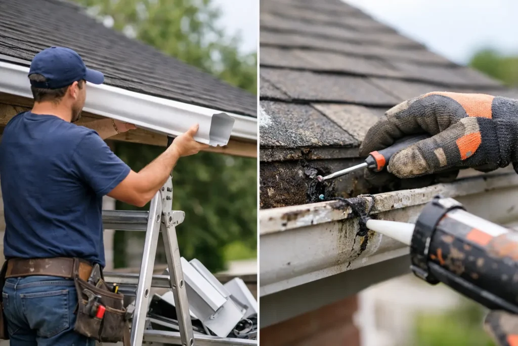 Gutter Replacement Versus Repair: What Pays Off?