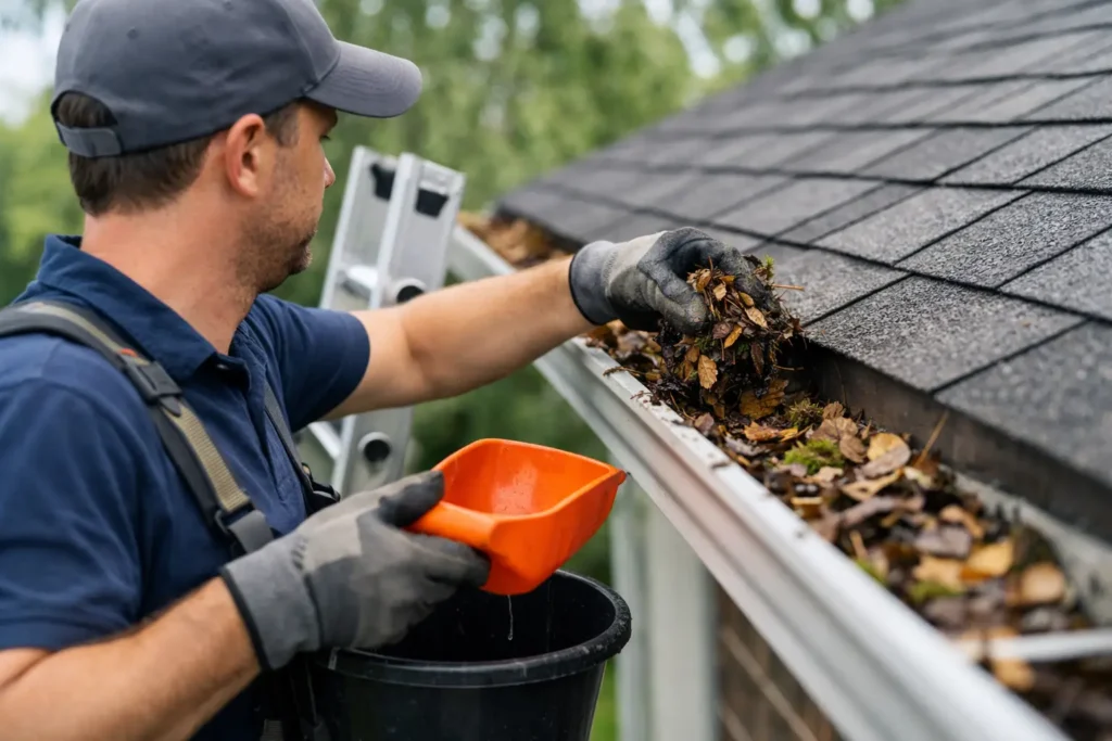 How to Clean House Gutters Safely and Thoroughly