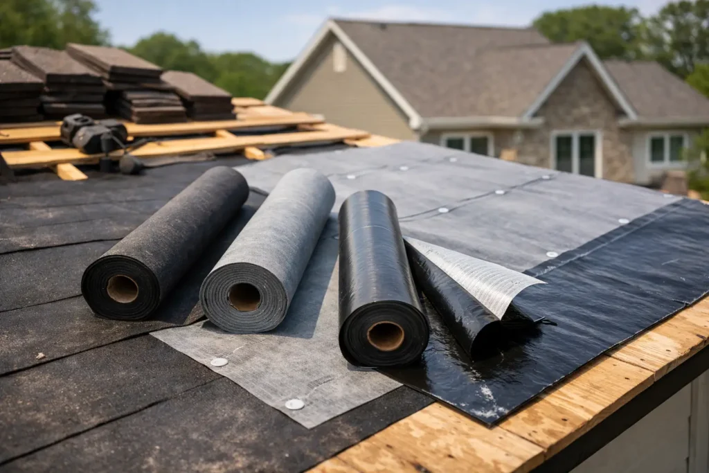 Best Roofing Underlayment Types for Your Home