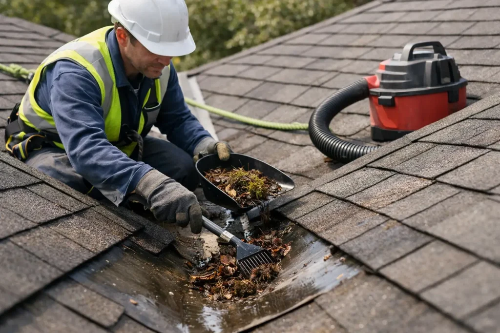 How to Clean Roof Valleys Without Roof Damage