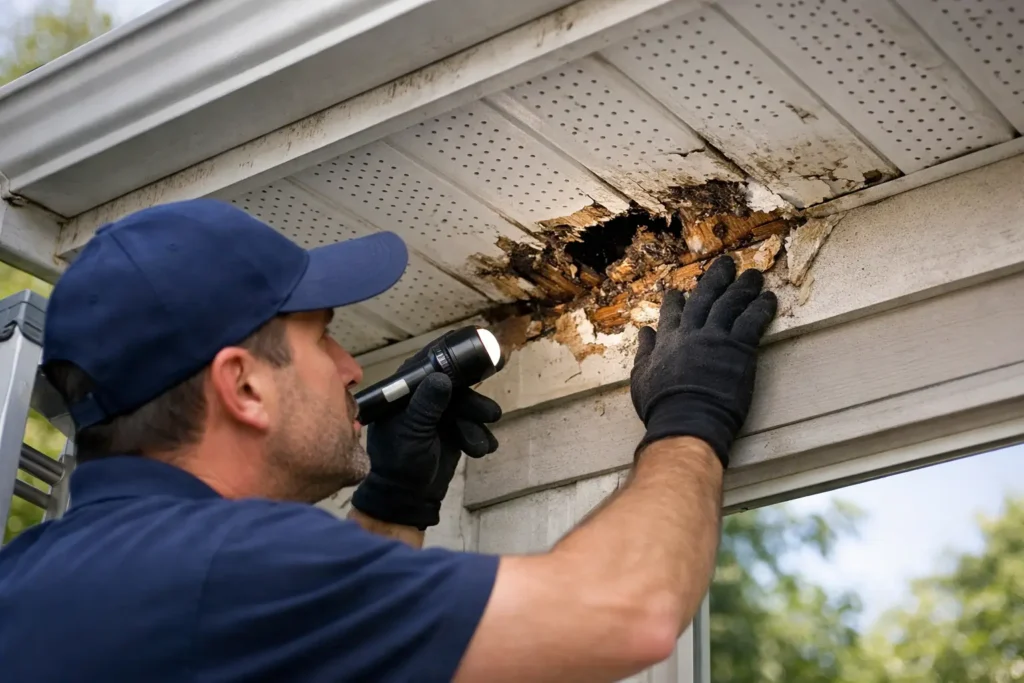 How to Inspect Soffit Damage Before It Spreads