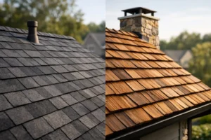 Asphalt Shingles Versus Cedar: Which Roof Fits?